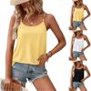 Débardeurs pour femmes Décontractés Sans manches Hauts pour femmes Coupe ample Vêtements tendance Hauts d'été pour femmes Débardeur Design léger