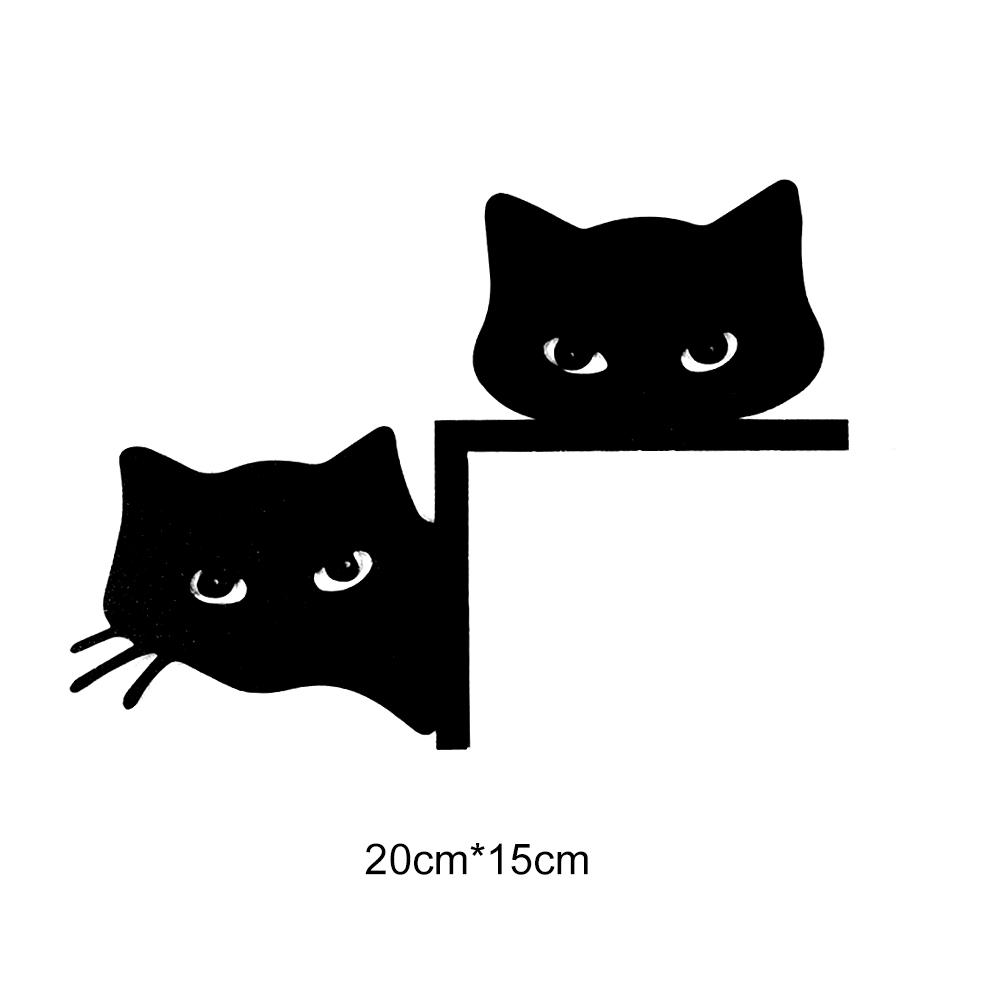 Halloween Znak Narożny na Drzwi Uroczy Czarny Kot Metalowy Znak Narożny na Drzwi Wisząca Ozdoba Domowa Ściana Ramy Drzwiowe Dekoracja Halloween