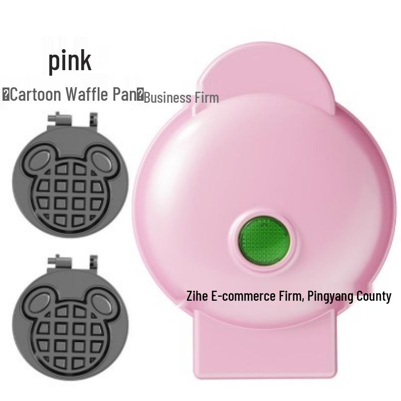 Mini Waffle, Bread, Crepe, and Sandwich Maker - All-in-One Breakfast Machine