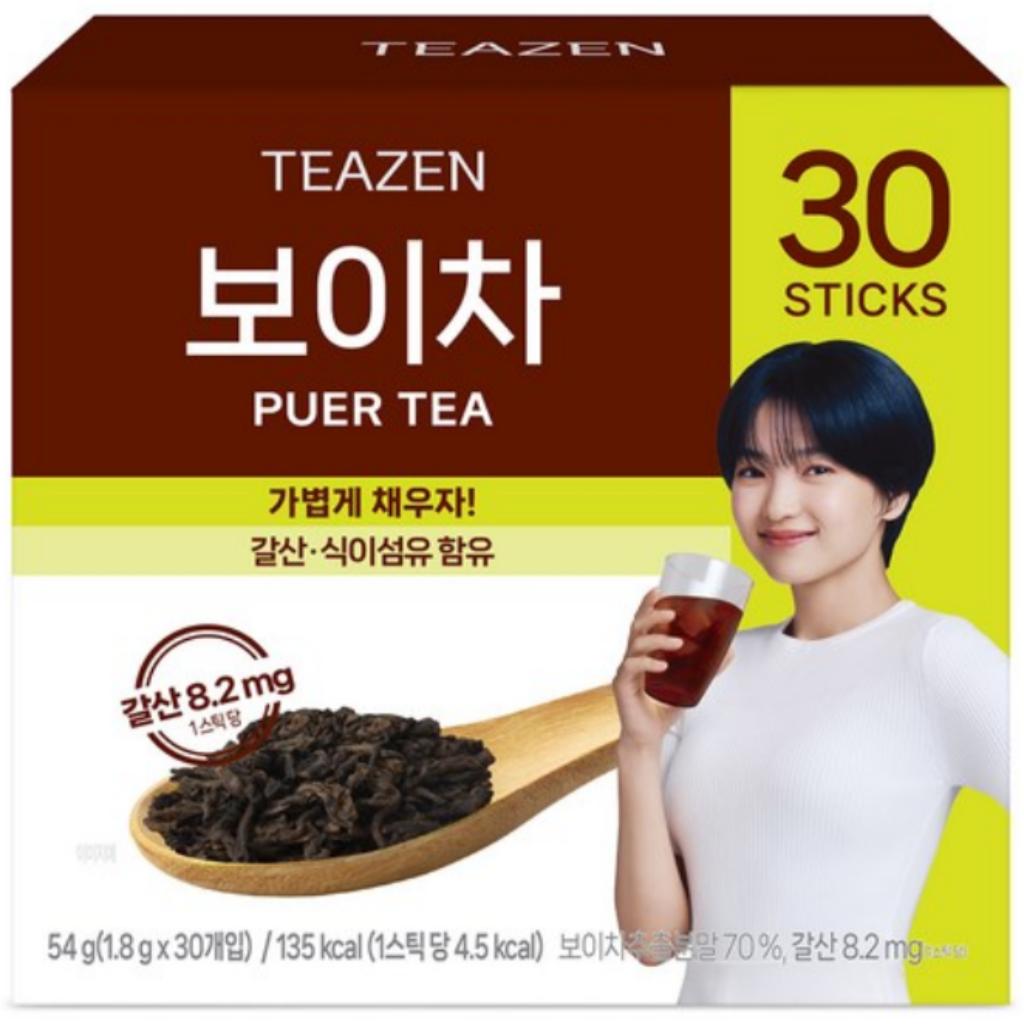 [TEAZEN] Tīras tējas pulveris kociņos 30EA