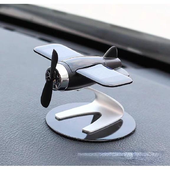 Car Air Freshener Smell In The Styling Solar Airplane Model Center Console Decoration Auto Fragrance Air