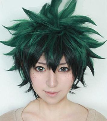 [HALLE] Cosplay Perücke My Hero Academia Izuku Midoriya / Shoto Todoroki / Katsuki Bakugo Stil Perücke Izuku Midoriya Stil
