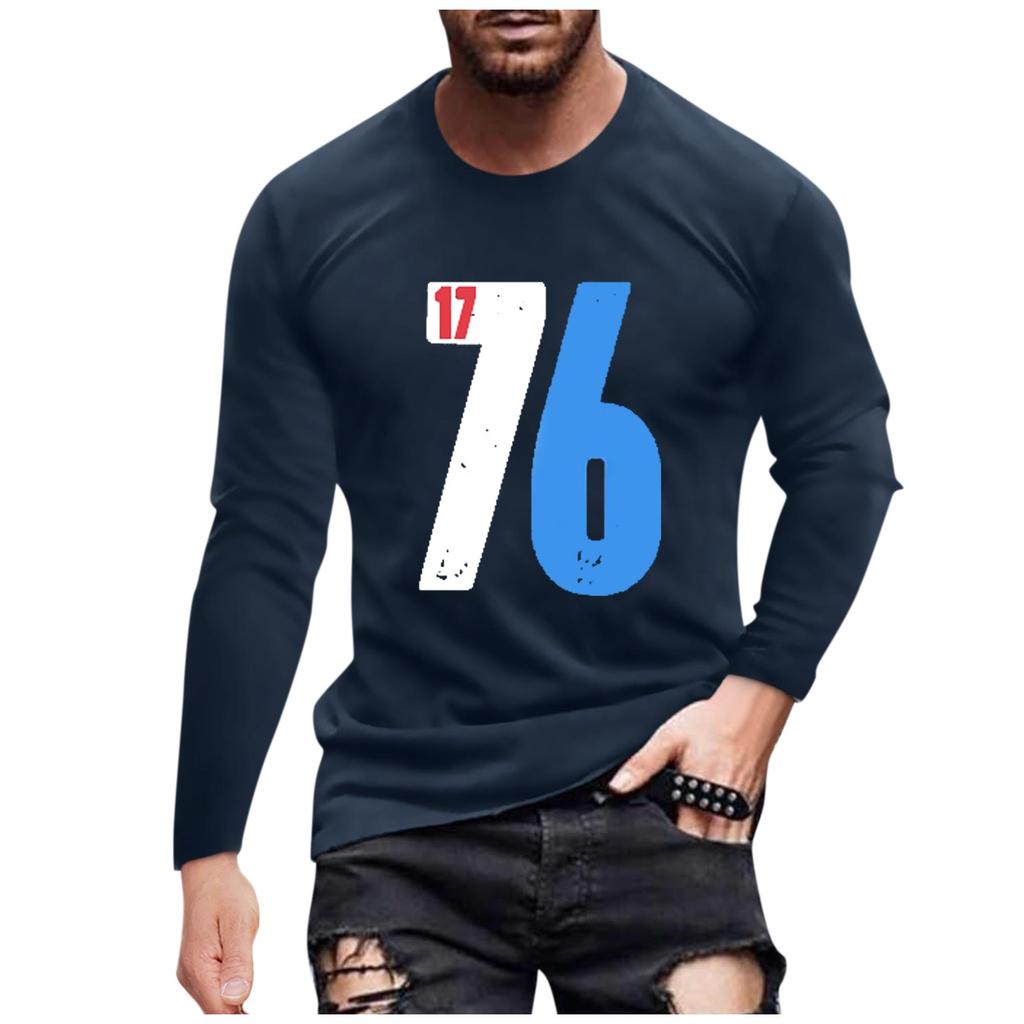 Men's T Shirt Graphic Abstract Neck Clothing Apparel Outdoor Long Sleeve Print Fashion Designer Vintage