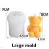 New Bear Silicone Candle Mold DIY Hug Heart Couple Bear Animal Candle Making Resin Soap Cake Mold Gifts Craft Home Decoration