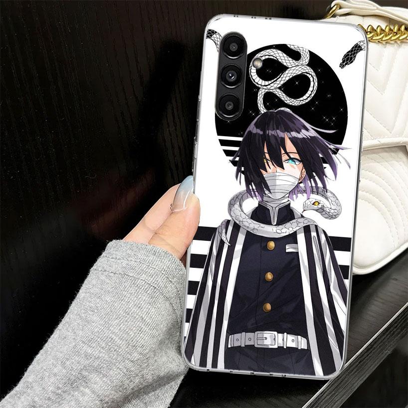 Iguro Obanai Demon Slayers Case for Samsung A17 A16 A56 A36 A26 A15 A55 A35 A25 A14 A54 A34 A24 Phone Cover A13 A53 A33 A23 A05S