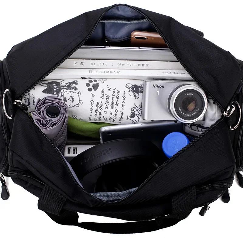 Gym Bags Men Sports Fitness Pack Cylinder One Shoulder Sport Bag Women's Handbags Travel Bags Nylon Waterproof Handbag Package