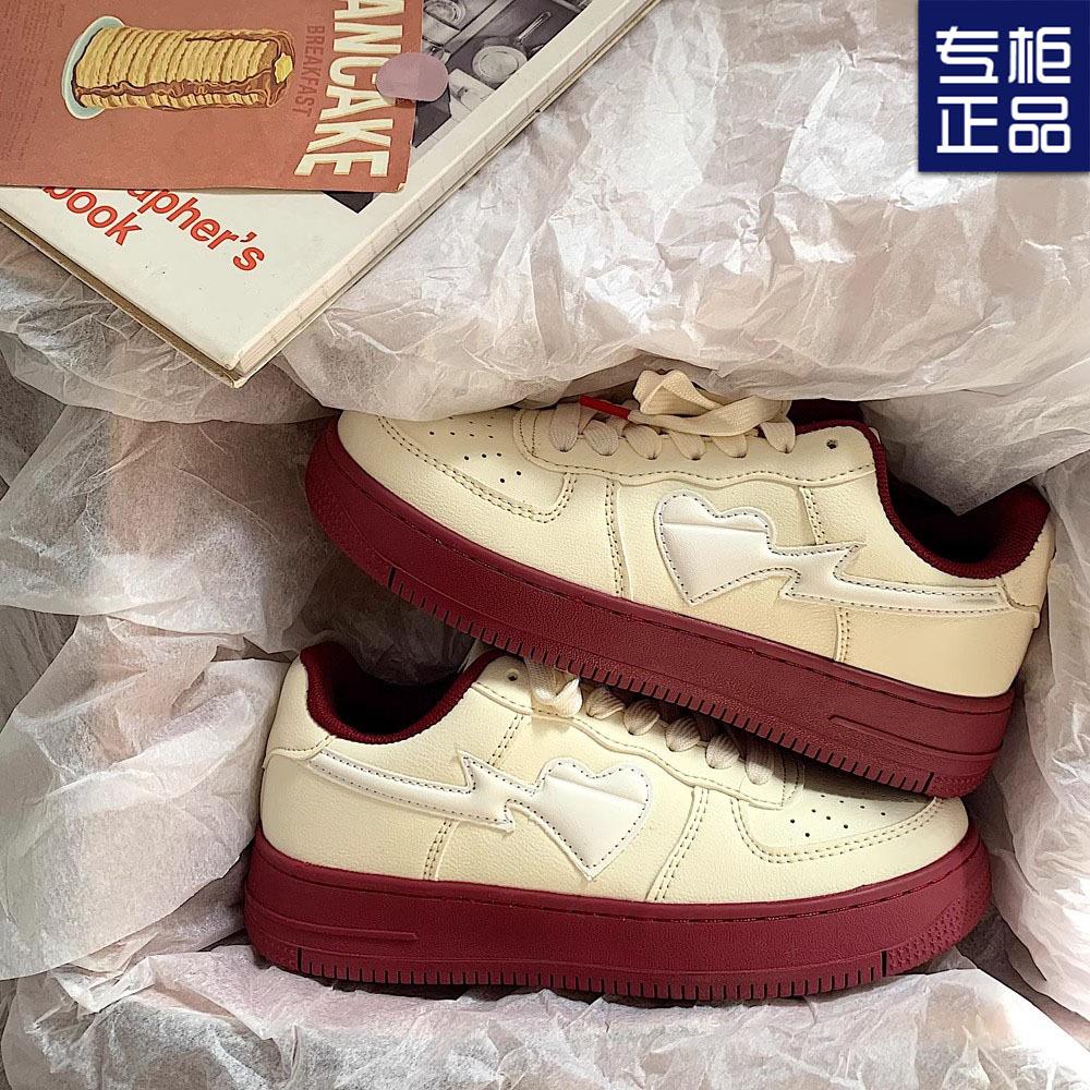 Denim Blue Board Shoes Women's Spring and Autumn New Platform Casual Versatile Niche Original Bread Shoes