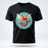 When Pigs Fly Hilarious Funny - Unisex Short Sleeve T-Shirt