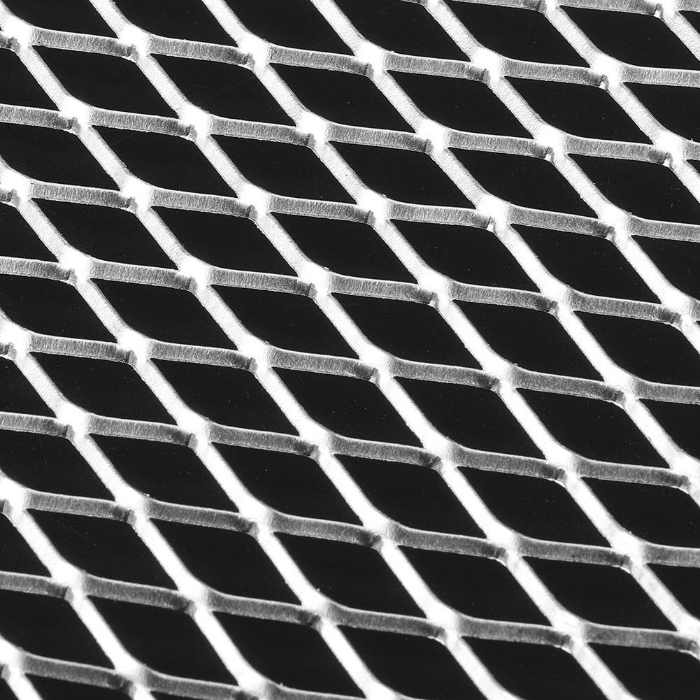 39.4x13in Universal Aluminium Fahrzeug Kühlergrill Netz Gitter Modifikation Silber