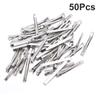 50Pc Silver Tone Metal Alligator Clip Crocodile Clamps Spring Clip Duckbill Clip