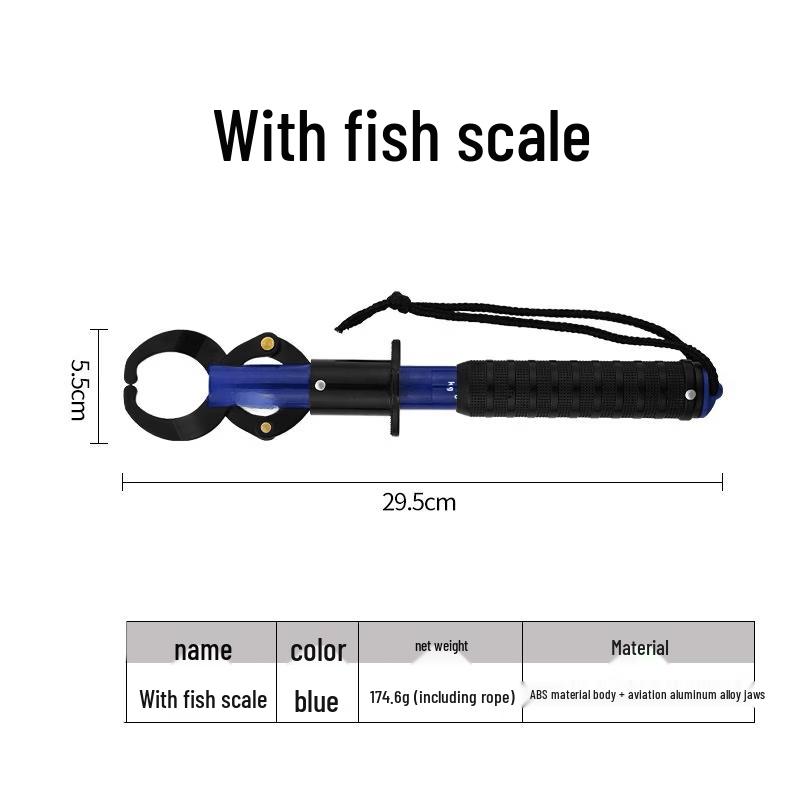 Aluminum Alloy Fishing Lip Gripper with Scale