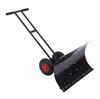 Wheeled Snow Pusher Tool - Outdoor Hand-Push Snow Shovel