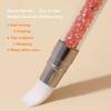 10PCS Nail Art Gel Carving Pen Acrylic Dotting Pens, Double-Ended Silicone Brushes for Design Nail Foil Carving Drawing and 3D Effect Shaping Drawing