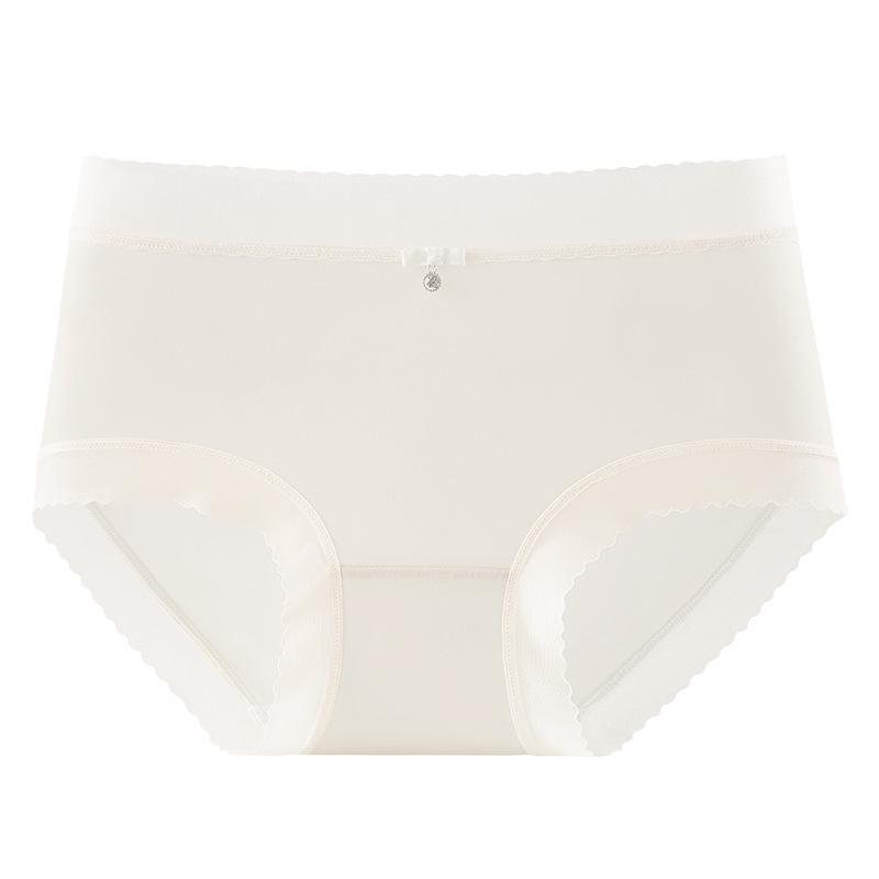 Women's Mid-Waist Comfortable Breathable Panties with PLA Fiber Crotch