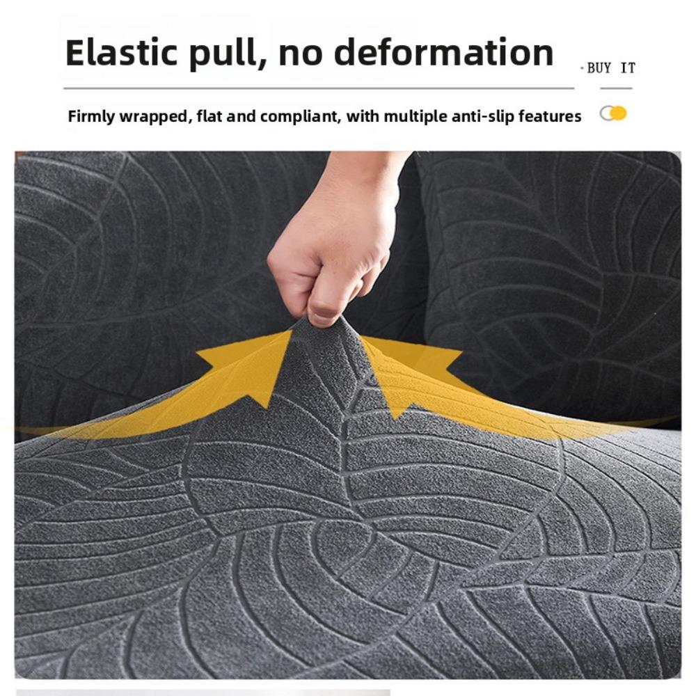 Premium Thickened Embossed Sofa Cover Elastic Stretch Couch Slipcover for Single Double 3 4 Seater Sofa