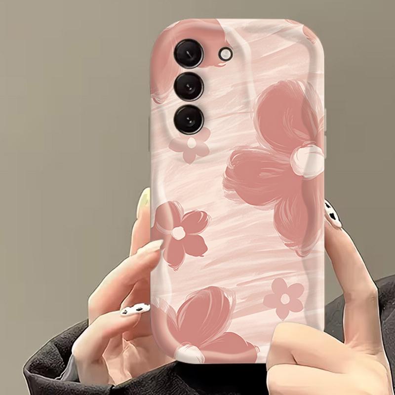 Gradient Chrysanthemum Petal Pattern Case for Samsung Galaxy S26 S25 Ultra S24 FE S23 Plus S22 A56 A36 A16 A17 A37 A57 A55 Cover