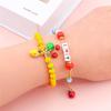 2Pcs Alloy Fruit Enamel Pendant Strawberry Grape Cherry Charms for Jewelry Making DIY Bracelet Handmade Craft Accessories