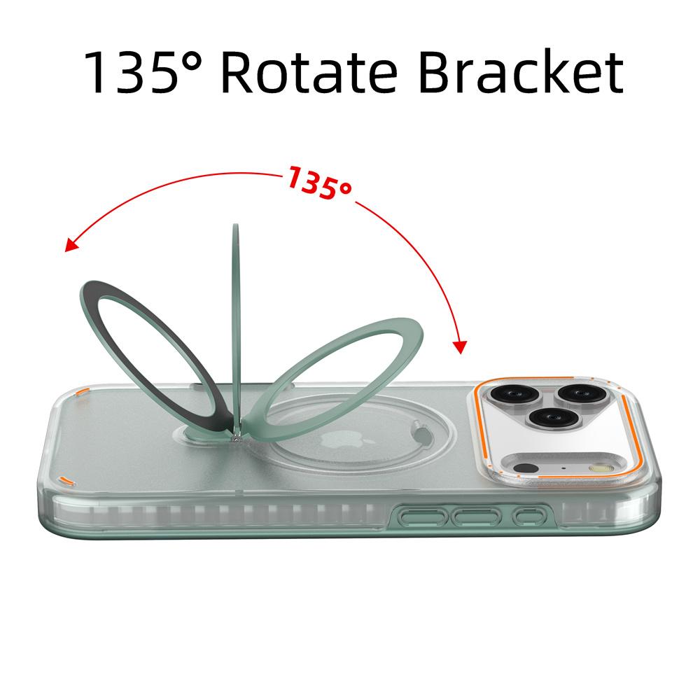 Magnet Folding Magnetic Stand Dual Layer Phone Case For iPhone 17 16 15 14 13 12 Pro Max 11 Air Shockproof Bumper Cover