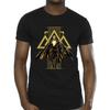 DC Comics Mens Black Adam Rising Golden Symbols T-Shirt