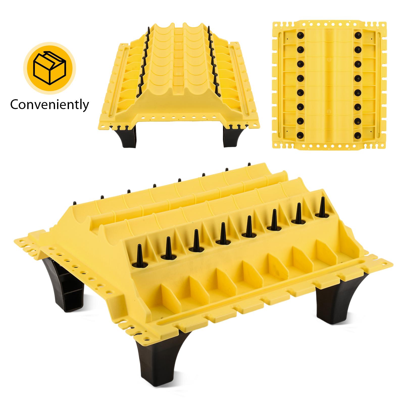 Valvetrain Organizer Trays Multifunctional Engine Cylinder Head Tray Organiser Automobile Engine Parts Placement Tool for DIY