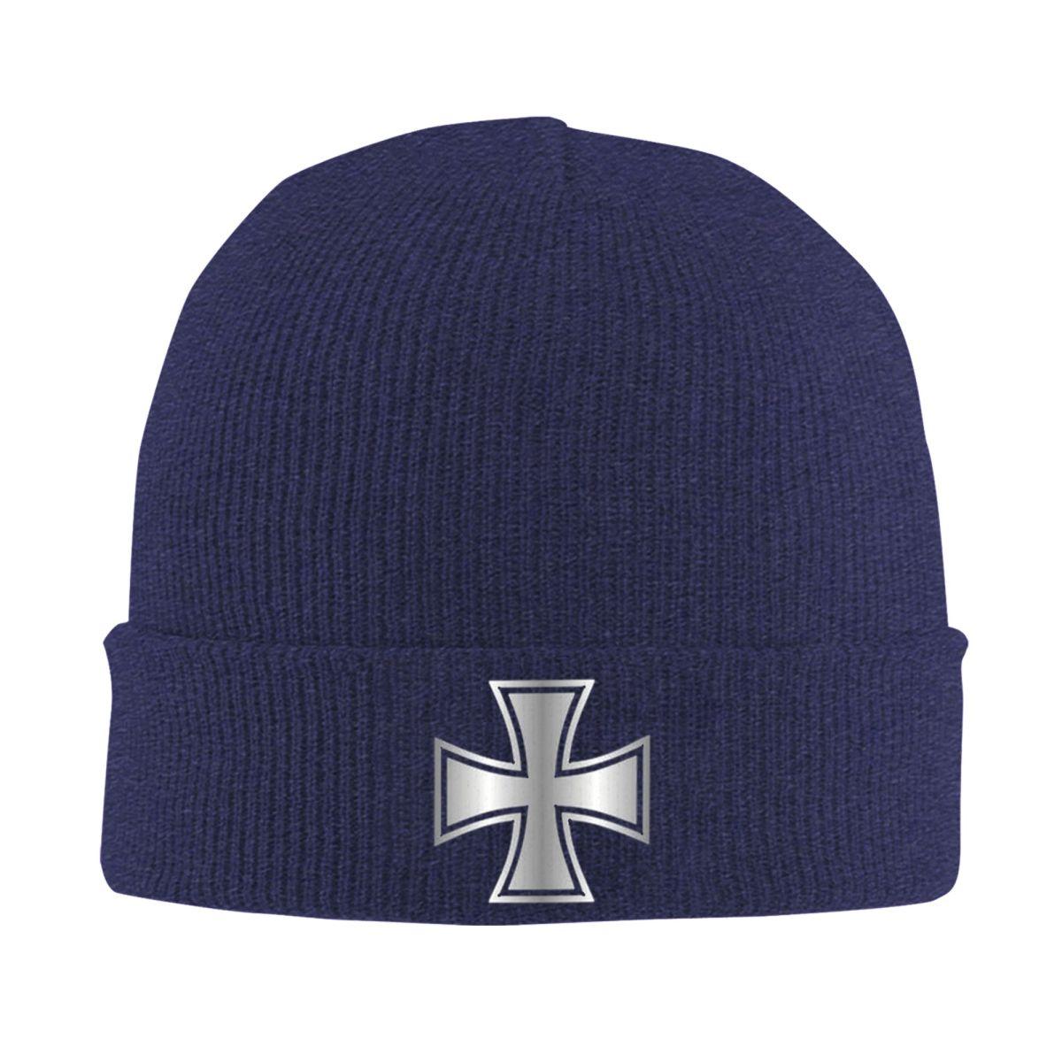 

Personalized West Coast Iron Cross Choppers Knitted Cap Hip Hop Bonnet Hat Autumn Winter Outdoor Beanies Hats for Unisex Adult One Size