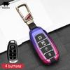 Alloy Car Key Cover For Hyundai N Line Verna Solaris Elantra Azera Kona Encino Grandeur Azera Palisade I30 Ix35 Accent Santa Fe