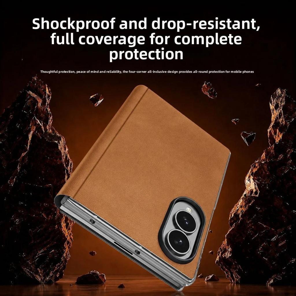 Custodia per Telefono in Pelle di Agnello Retro per Samsung Galaxy Z Fold 8 Fold 7 Fold8 Ultra Lusso Protezione Cerniera Cover Sottile Antiurto