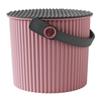 Yawata Kasei Omniouti Rose Pink Mini 4L Bucket with Lid, Scandinavian Design, 236344, Made In Japan