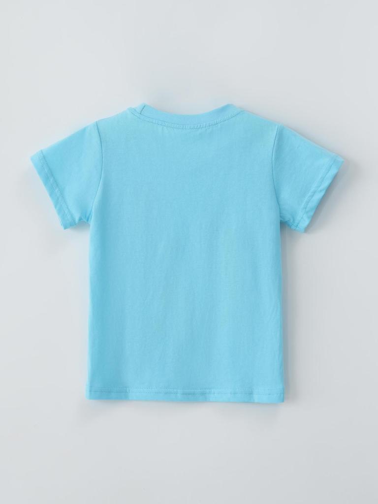 Girls' Floral Embroidery Cotton T-shirt - European & American Style, Summer Sportswear Pullover