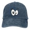 Cute Sighting Eyes Casual Stylish A Baseball Cap Hats for Men Women Denim Cap One Size
