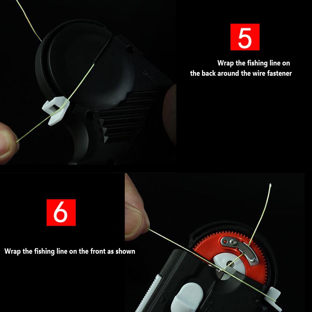 Automatic Fishing Hook Tier Tool Tyer Machine Tying Device Tie Knot Lure Fishing Hook Line Tyer Tie Machine Fishing Tackle
