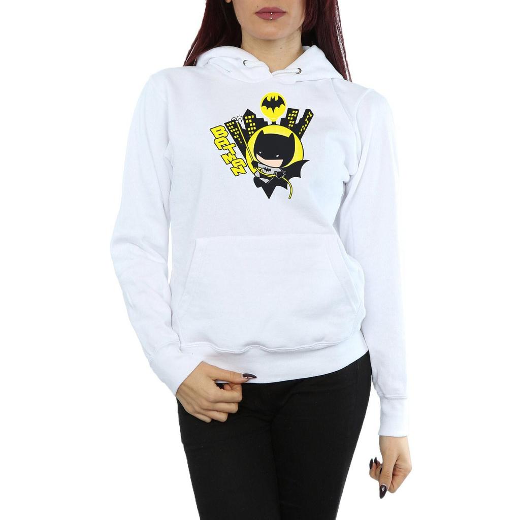 DC Comics Womens/Ladies Chibi Batman Swinging Hoodie