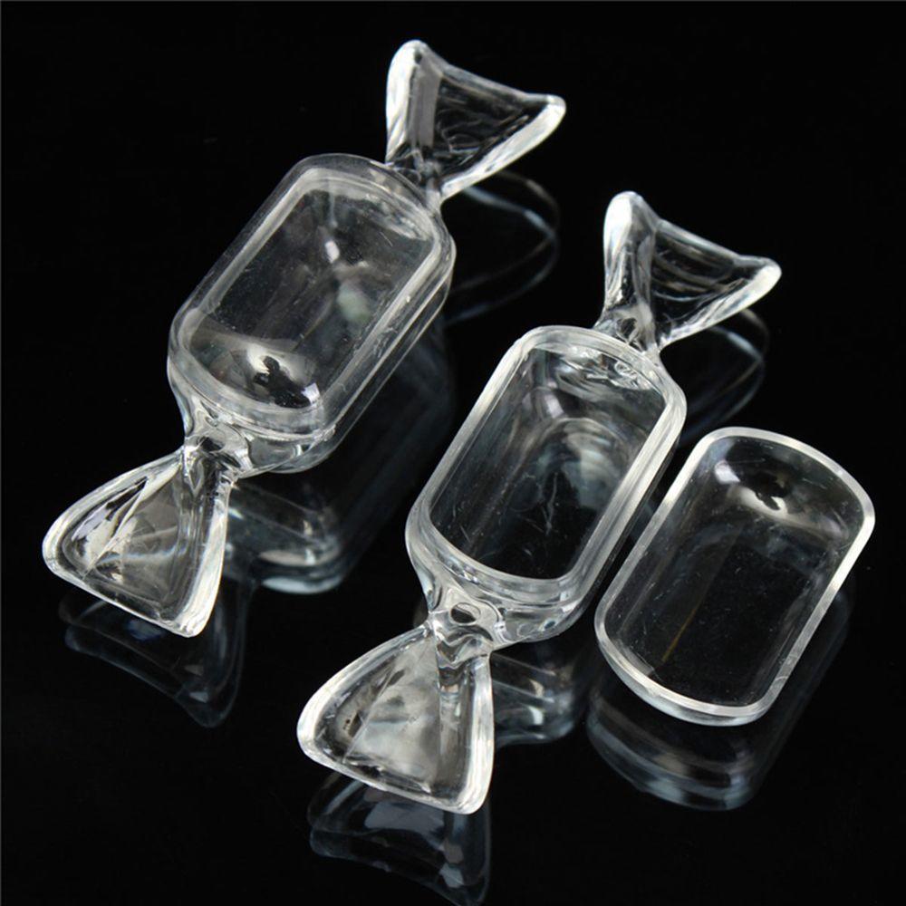 10pcs Sweet Shaped Candy Boxes Clear Plastic Transparent Wedding Party Favors NEW