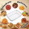Stainless Steel Air Fryer Grill Mesh Basket Non Stick Tray for Oil Free Roasting and Crisping Home Cooking Accessory