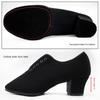 Women'S Oxford Cloth Latin Adult Training Shoes Shoes For Square Dance Ballroom Dancing Shoes Teachers' Shoes Body Training Shoe