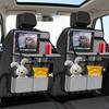 WAIZY Car Seatback Pockets for Rear Seats with Tablet Expandable Small and Waterproof for Car Rests and Sleeping 63x43cm of Holder, Table,