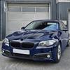 2PCS Car Front Bumper Hood Grilles Single And Double Line Style Upper Racing Grills Accessory For BMW 5 Series F10 F11 2011-2017