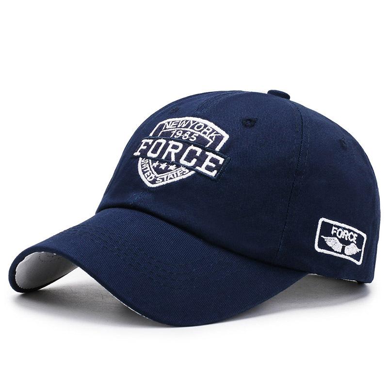 

Personalized style baseball cap Personalized embroidery cap Versatile breathable men s couple sun hat Fishing hat Adjustable тёмно-синий