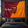Personalized Tapestry Wall Hanging AS Roma FC Pattern Art Background Cloth