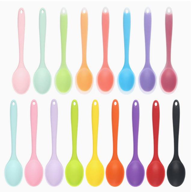 Portable Silicone Rice Spoon for Students and Children