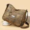 Women's Canvas Shoulder Bag Multi-functional Outdoor Shoulder Bag Women's Commuter Large Capacity Shoulder Bag Crossbody