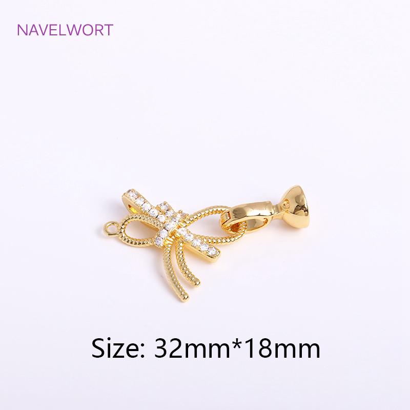 Trendy 18K Gold Plated Round Pearl Clasps Fastener For Bracelet Necklace Making Fittings,DIY Jewellery Making Supplies Wholesale