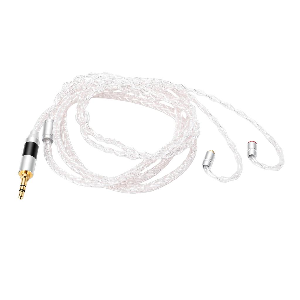 3.5mm Cable Fit for N1AP N3AP XBA A3 Headphone 4.1FT 8 Strands Earphone 3.5mm Cable Wire Replacement White
