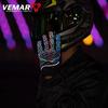 Summer/Winter VEMAR Night Reflective Fashion Motorcycle Riding Full Finger Gloves Shell Protector Non-Slip Palm Riding Gloves