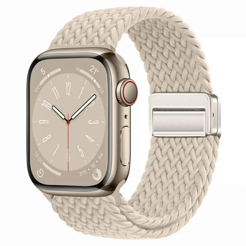 Cinturino in Tessuto di Nylon Multicolore per Apple Watch 46mm 42mm 44mm 40mm 45mm 49mm 41mm iWatch Serie Ultra 3 SE 3 11 10 9 8 7 6