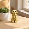 3D Printed Dog Figurine Mini Bow Tie Dog Collectible Statue Animal Shape Desktop