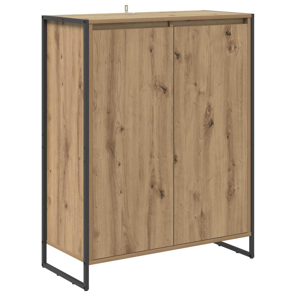 Shoe Cabinet Artisan Oak 79 x 36 x 100 cm Engineered Wood