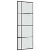Vidaxl Sliding Door With Hardware, Esg Glass And Aluminium, 76X205 Cm