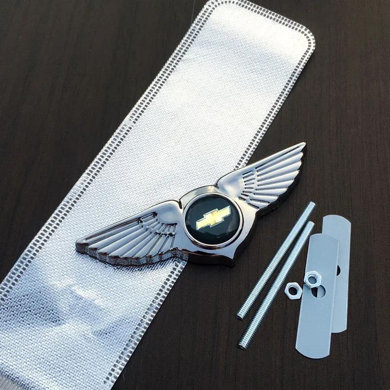 Insigne d'aile avant et autocollant de coffre arrière à ailes 3D pour Chevrolet AVEO CAPTIVA CRUZE EQUINOx IMPALA LACETTI MALIBU ORLANDO Sail