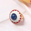 Simple Elegant Drip Oil Ring Round Heart Adjustable Ring Zinc Zinc Alloy Flower Open Ring  Date Night